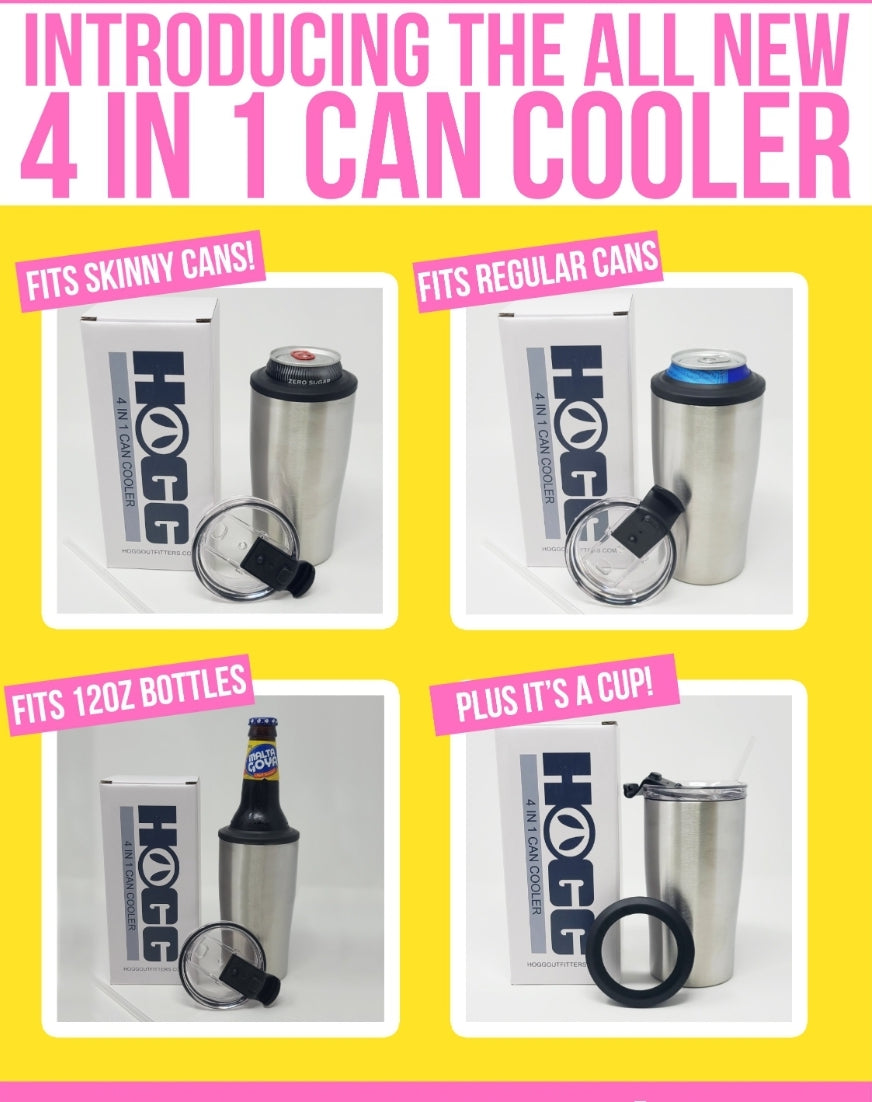 The Ultimate 4-in-1 Can Cooler Tumbler Upgrade 
